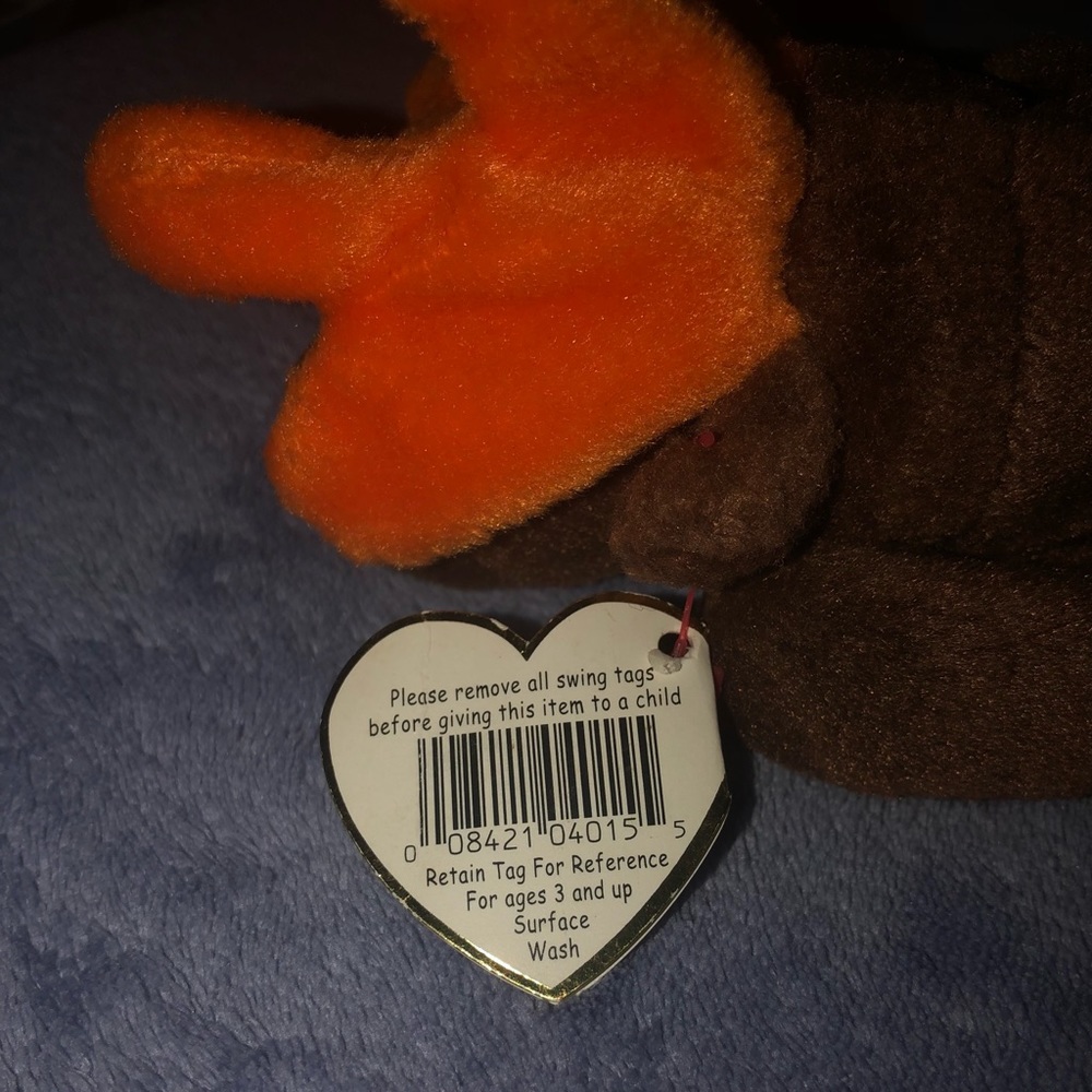 Beanie Baby “Chocolate” Moose - Picture 2 of 5